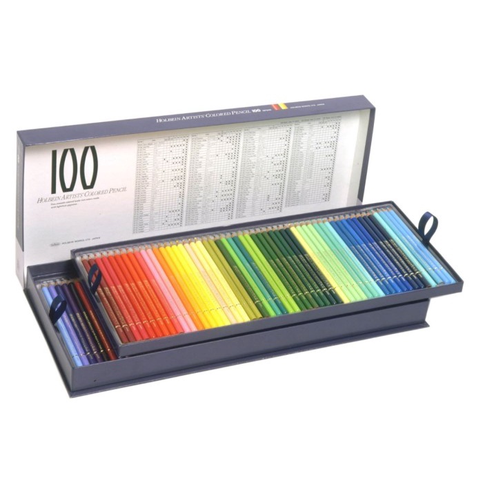 

Terlaris Op940 Holbein Artist'S Colored Pencil Set Of 100 Colors