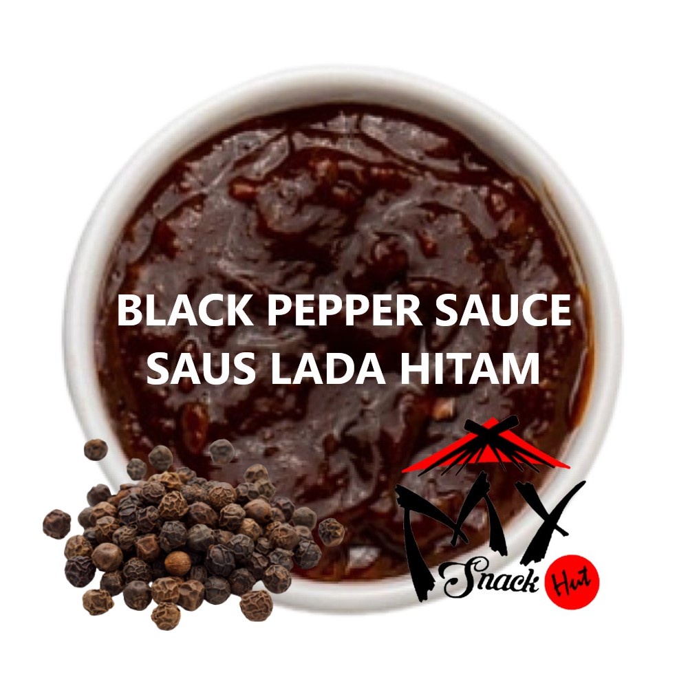 BLACKPEPPER SAUCE - SAUS SAOS SAPI LADA MERICA HITAM ORIENTAL MASAKAN CINA STEAK SIRAM BLACK PEPPER HALAL