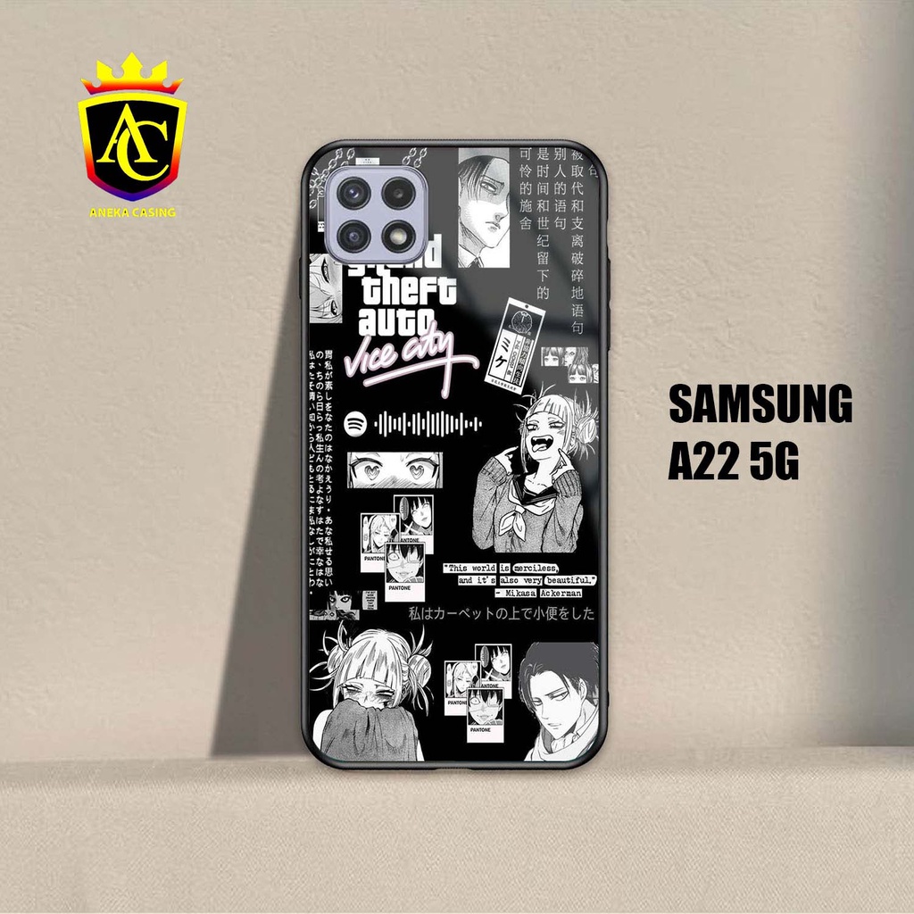 Case Samsung A22 5G Casing Samsung A22 5G Aneka Case [STCKR] Case Glossy Case Aesthetic Custom Case 