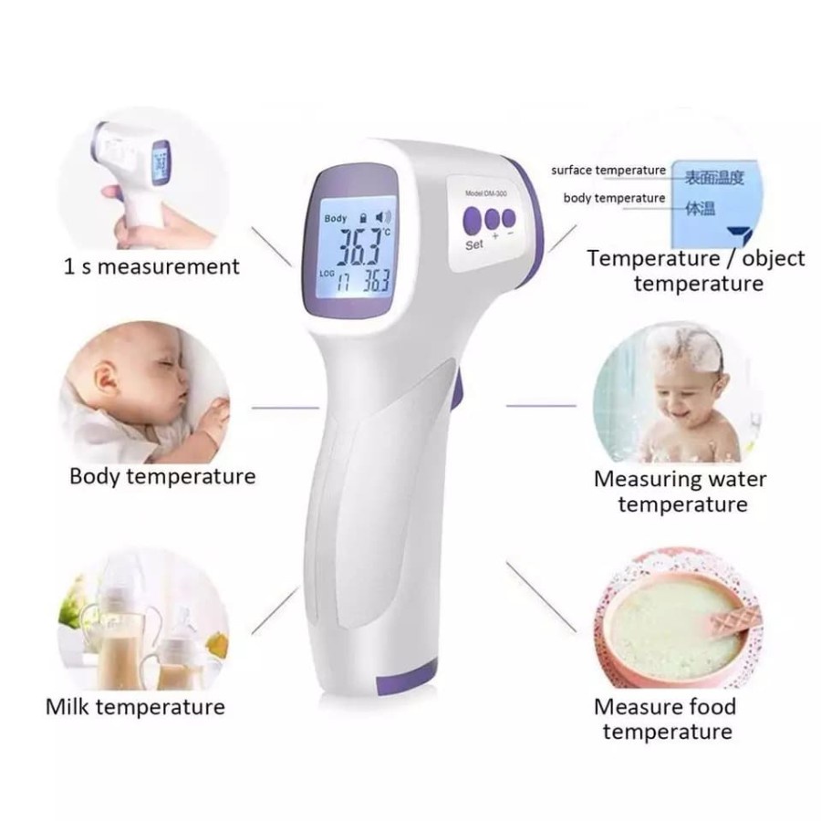 MH - Thermometer Digital Suhu Badan Anak - Termometer 2 in 1 Ukur Suhu