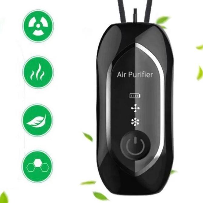(Original) New Design/Update -Air Purifier Kalung Ionizer With Hepa Pojokmartt