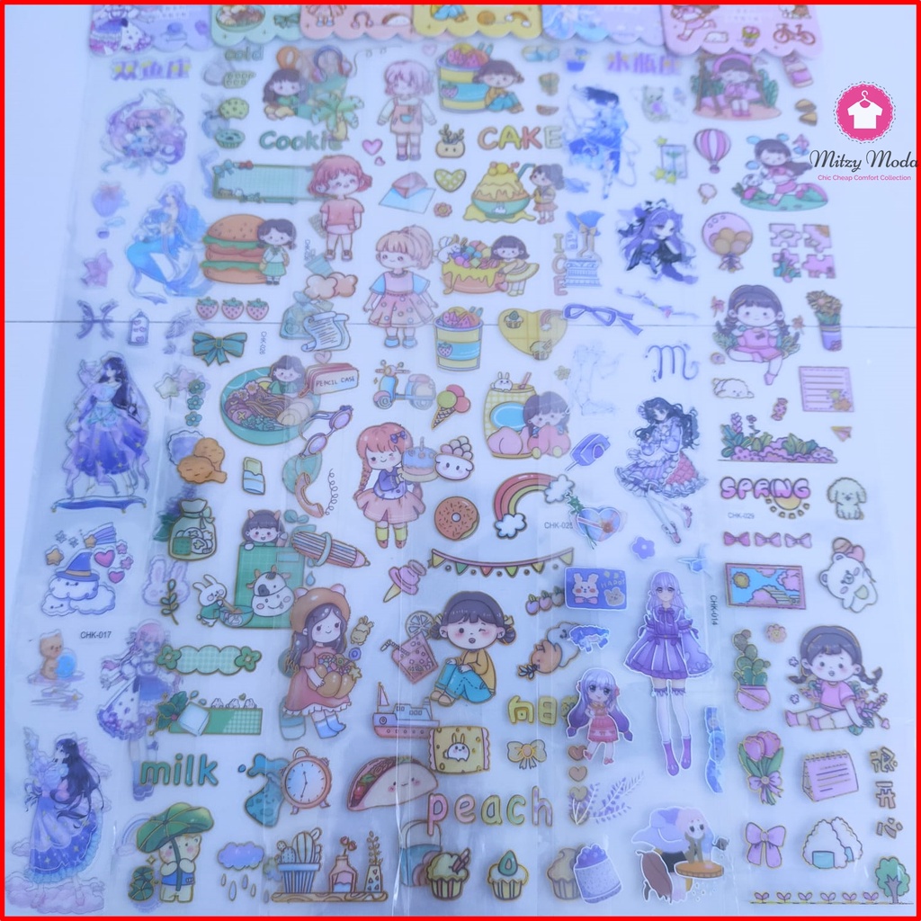 

Stiker Anak Perempuan Laki | Hologram Sticker Anak Momo - Mermaid - Anime | Mainan Anak Import