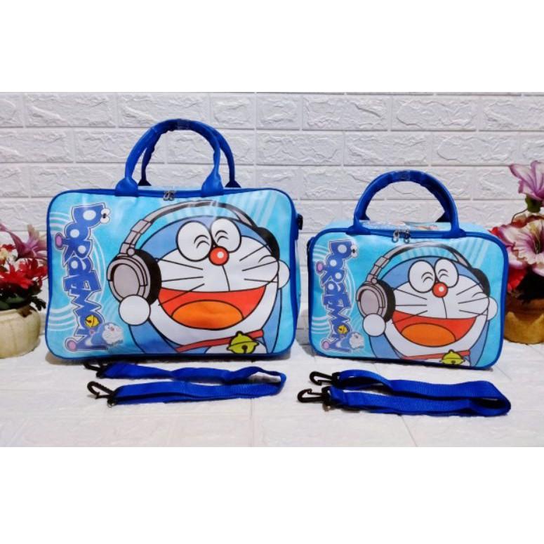 SALE TAS TRAVEL BAG KOPER KARAKTER COUPLE KECIL&BESAR/TRAVEL BAG ISI 2 YA