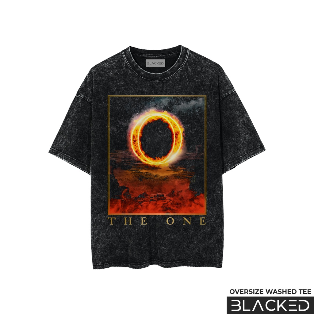 KAOS BABY METAL THE ONE YELLOW OVERSIZE / STONEWASH / OVERSIZED WASHED TEES / BAJU OVER SIZE BABYMET