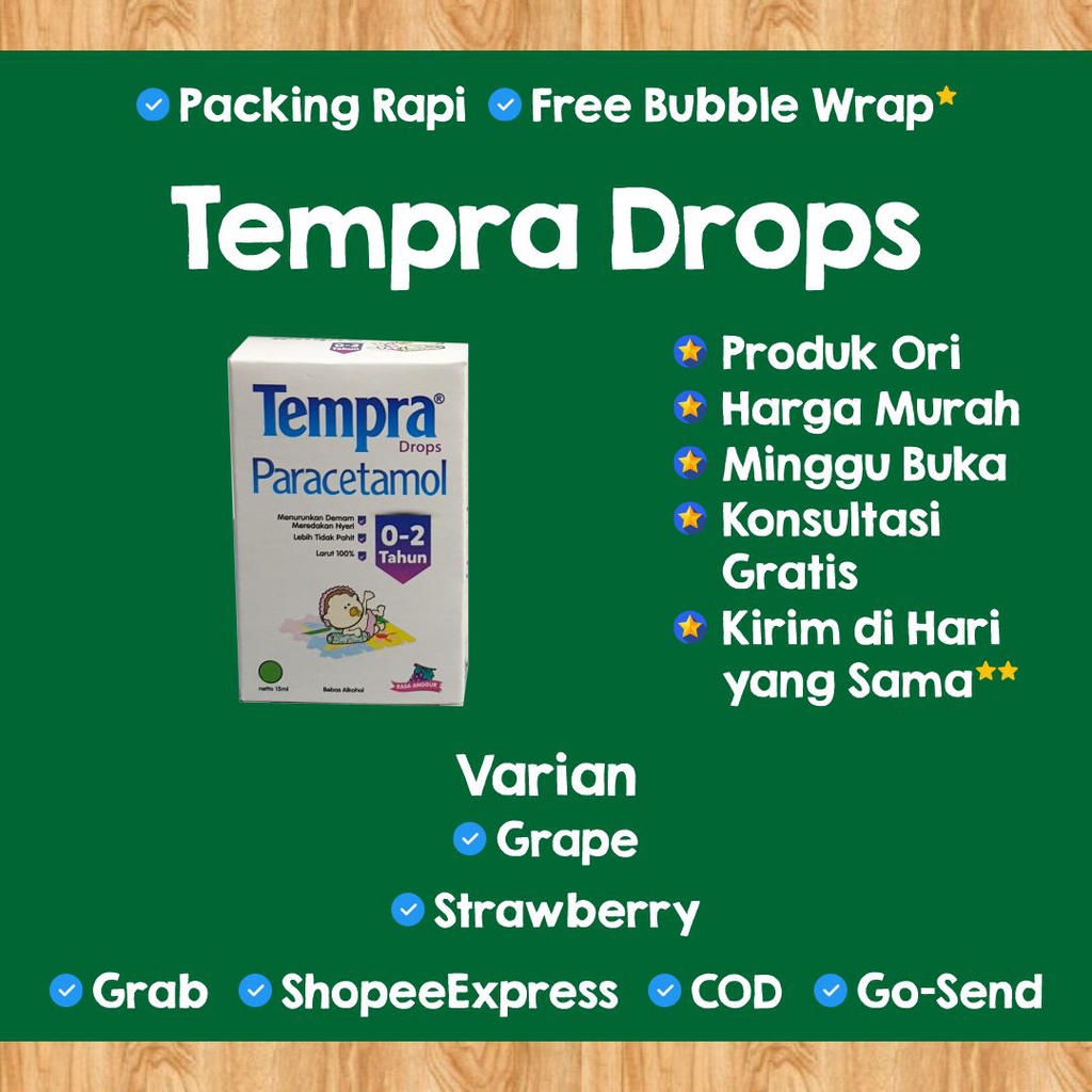 [TEMPRA] Tempra | Tempra Drop | Sirup Demam Bayi | Demam Bayi