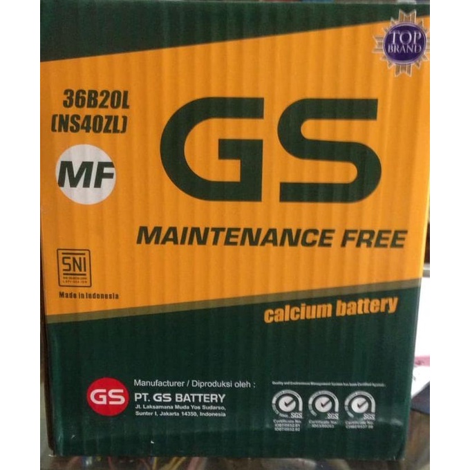 Aki/ Accu Mobil Kering Gs Astra Ns40Zl - Mf Debezzz