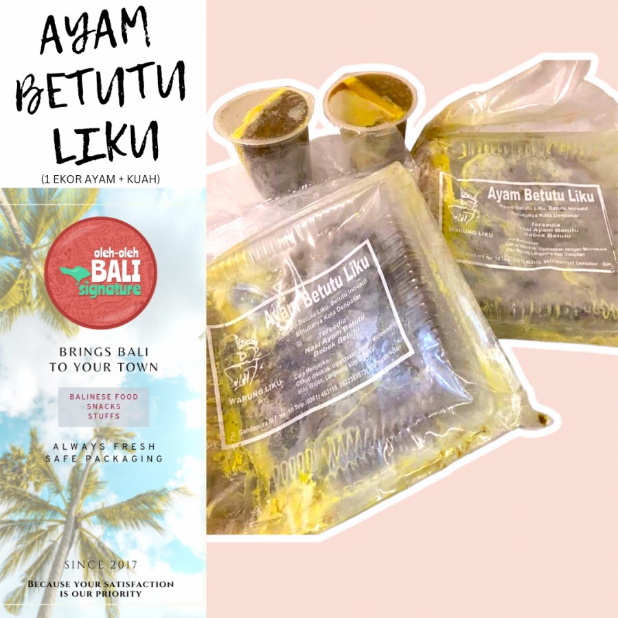 

Ayam/Bebek Betutu Liku Bali (Frozen Packed Fresh)