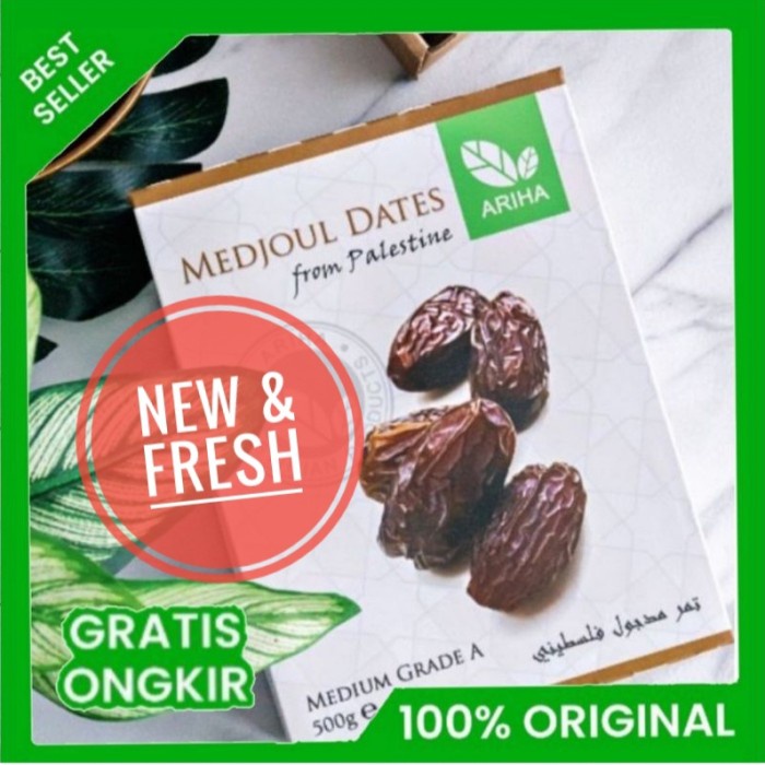 

KURMA MEDJOOL ARIHA PALESTINA @500 gr , MEDJOL MEDJOUL DATES PALESTINE
