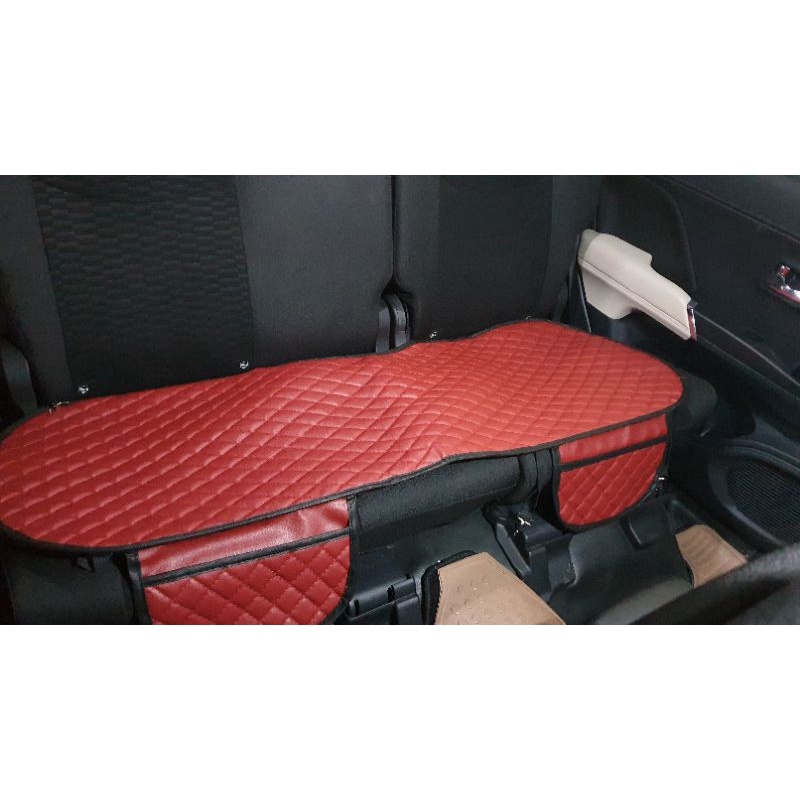 ALAS COVER JOK MOBIL BELAKANG TATAKAN BANTALAN JOK CAR SEAT BAHAN SEMI KULIT MAX99 ALAS JOK BELAKANG