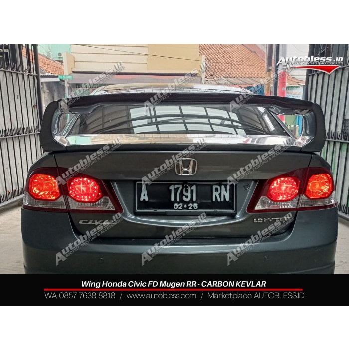 Wing Spoiler Civic Mugen RR Civic FD Mugen RR