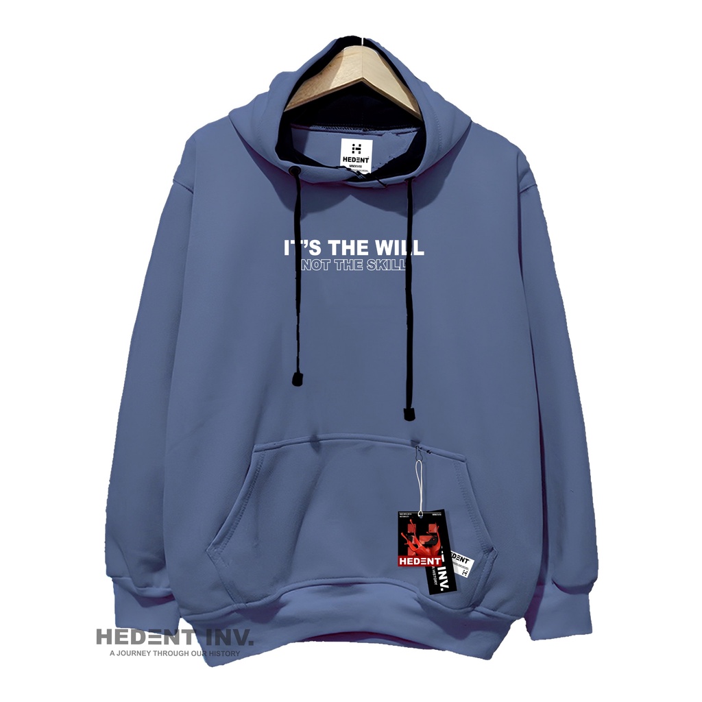 Hoodie Jaket Pria Wanita Polos Jumpper Kualitas Distro Warna Abu Tua Jeket Katun Tebal Original Swea