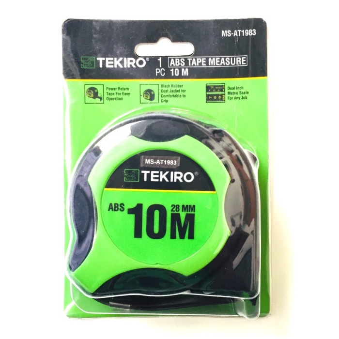 Tekiro Meteran ABS Tape Measure 10 Meter MS-AT1983