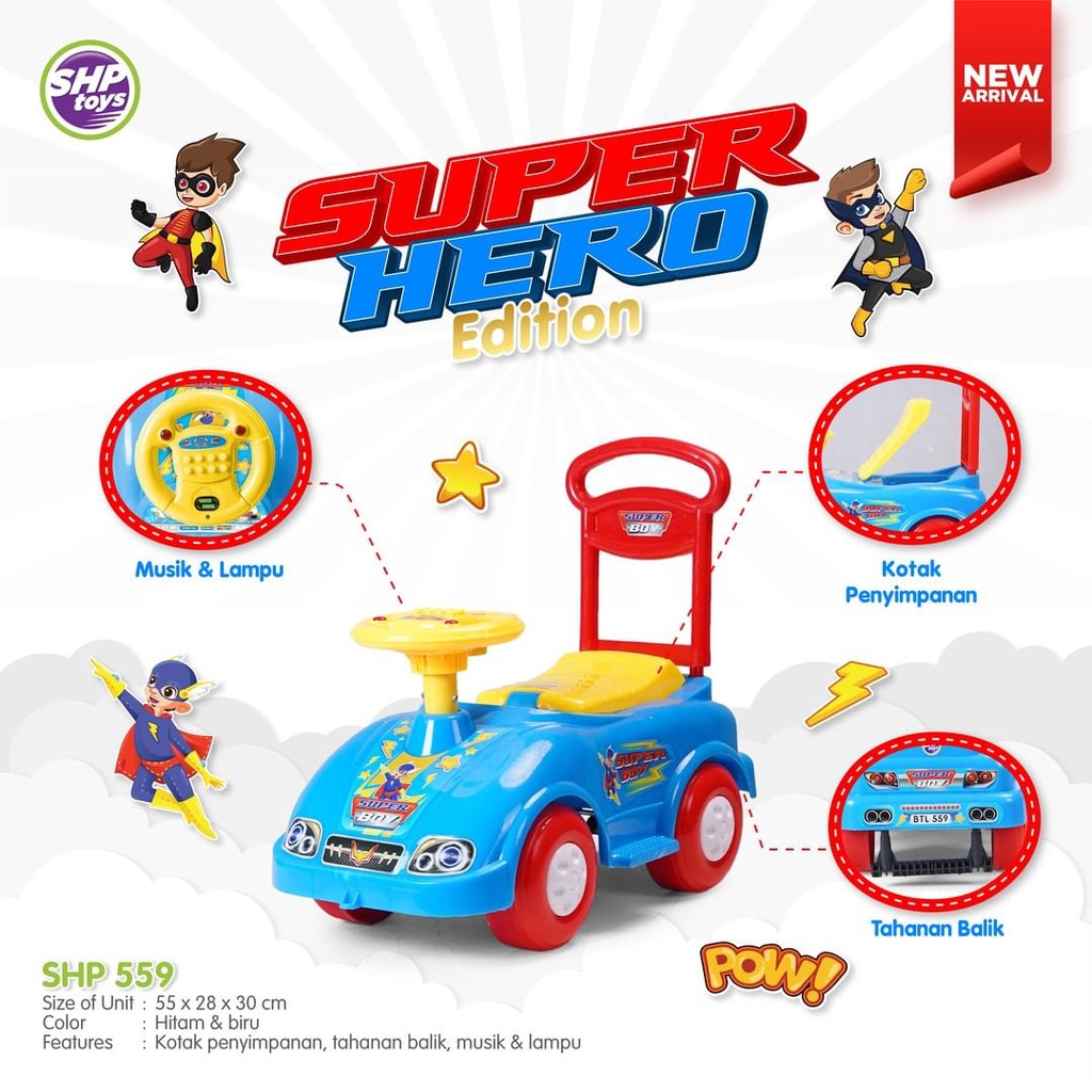 SHP Toys Ride on Cars BTL 559 Mainan mobil mobilan dorong