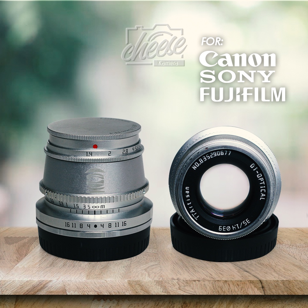 LENSA FIX TTARTISANS 7ARTISANS 35MM F1.4 FOR CANON SONY FUJIFILM MIRRORLESS