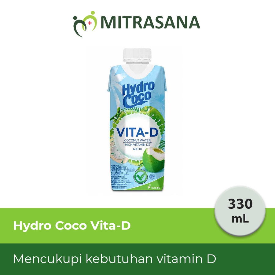 

Hydro Coco Vita-D Mencakupi Vit D 330ml