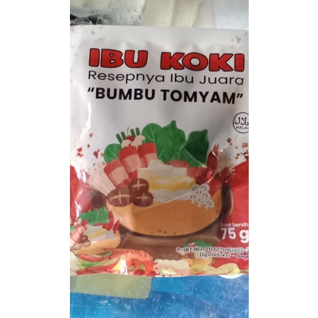 

Ibu Koki Bumbu Tomyam & Steamboat 75gram