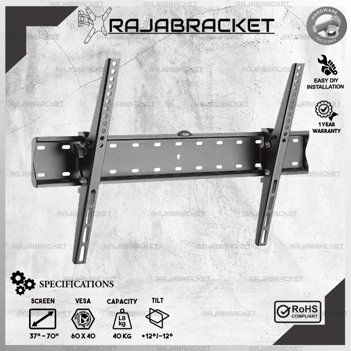 Bracket Breket Braket TV 40 43 49 50 55 60 65 70 inch, Braket TV LCD LED Premium Waterpass Universal