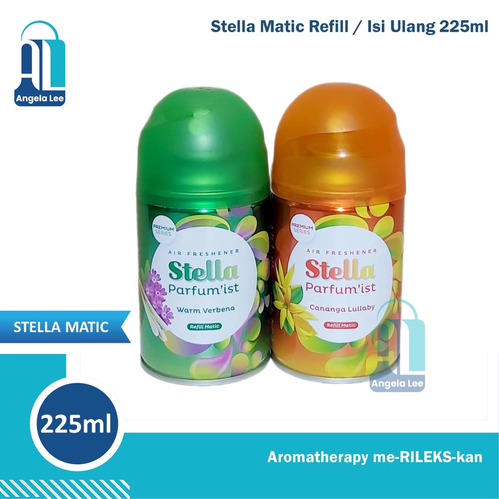 Stella Matic REFILL Pengharum Ruangan Otomatis Aromatherapy Cananga Verbena 225ml