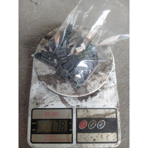 bahan olahan emas 98.5% dr ic hp dan ram