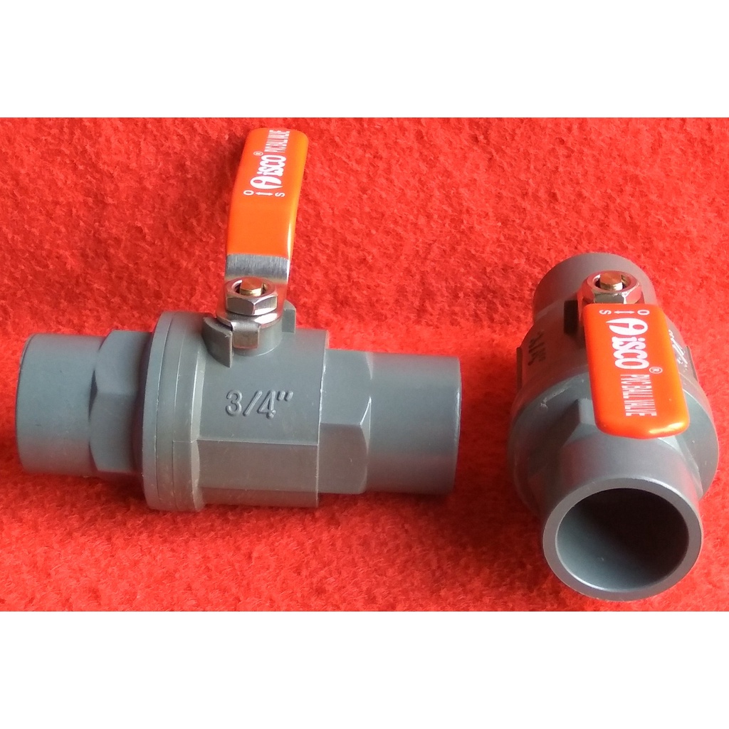BALL VALVE PVC GAGANG BESI 3/4"
