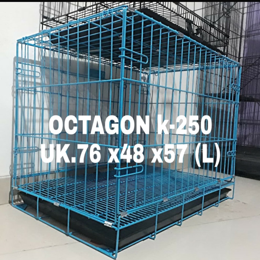 Kandang Anjing Kucing Octagon K205 RODA - Kandang Hewan