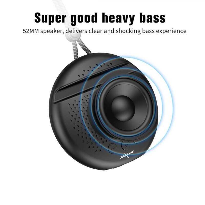 ZEALOT Speaker Portable Bluetooth V5.0 - S24 - Black