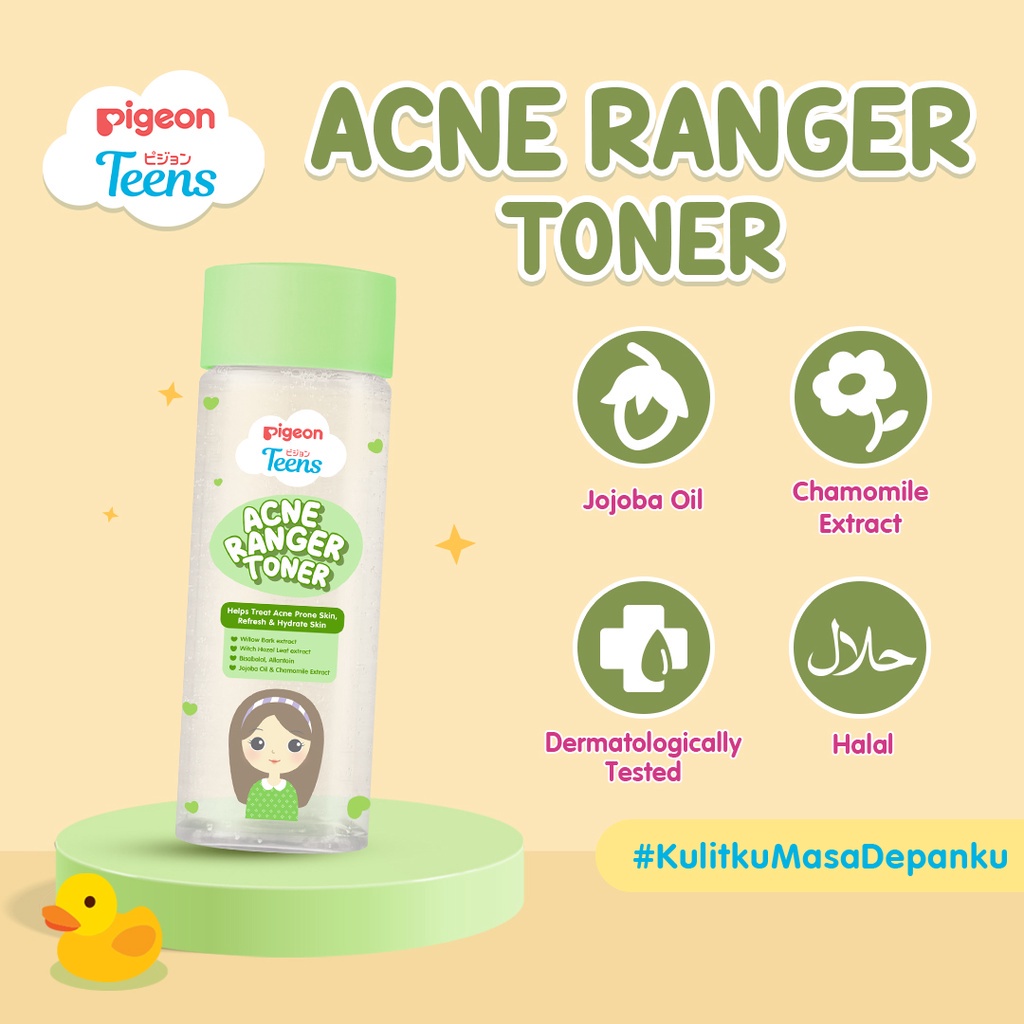 ❤ MEMEY ❤ PIGEON Teens Acne Ranger Series | Moisturizer | Toner | Acne Gel