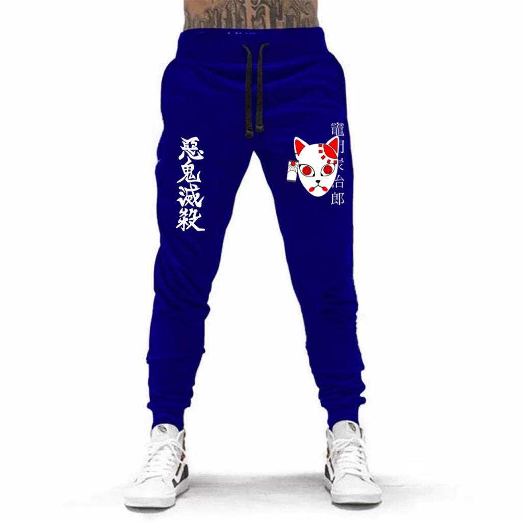 CELANA PANJANG JOGGER MODEL KIMETSU NO YAIBA ANIME DEMON SLAYER UNISEX BAHAN FLEECE TEBAL / KUALITAS BAGUS / JOGGER PRINTING