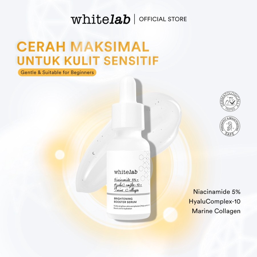 Bisa COD - Whitelab Brightening Booster Serum/ N5-DOSE+ / N10-DOSE+ NIACINAMIDE MARINE COLLAGEN