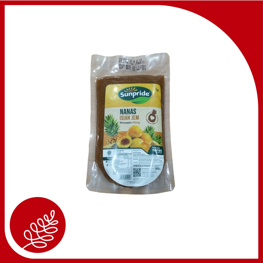 SELAI NASTAR PINEAPPLE FILLING SUNPRIDE 500GR / MAKANAN / SELAI / NASTAR