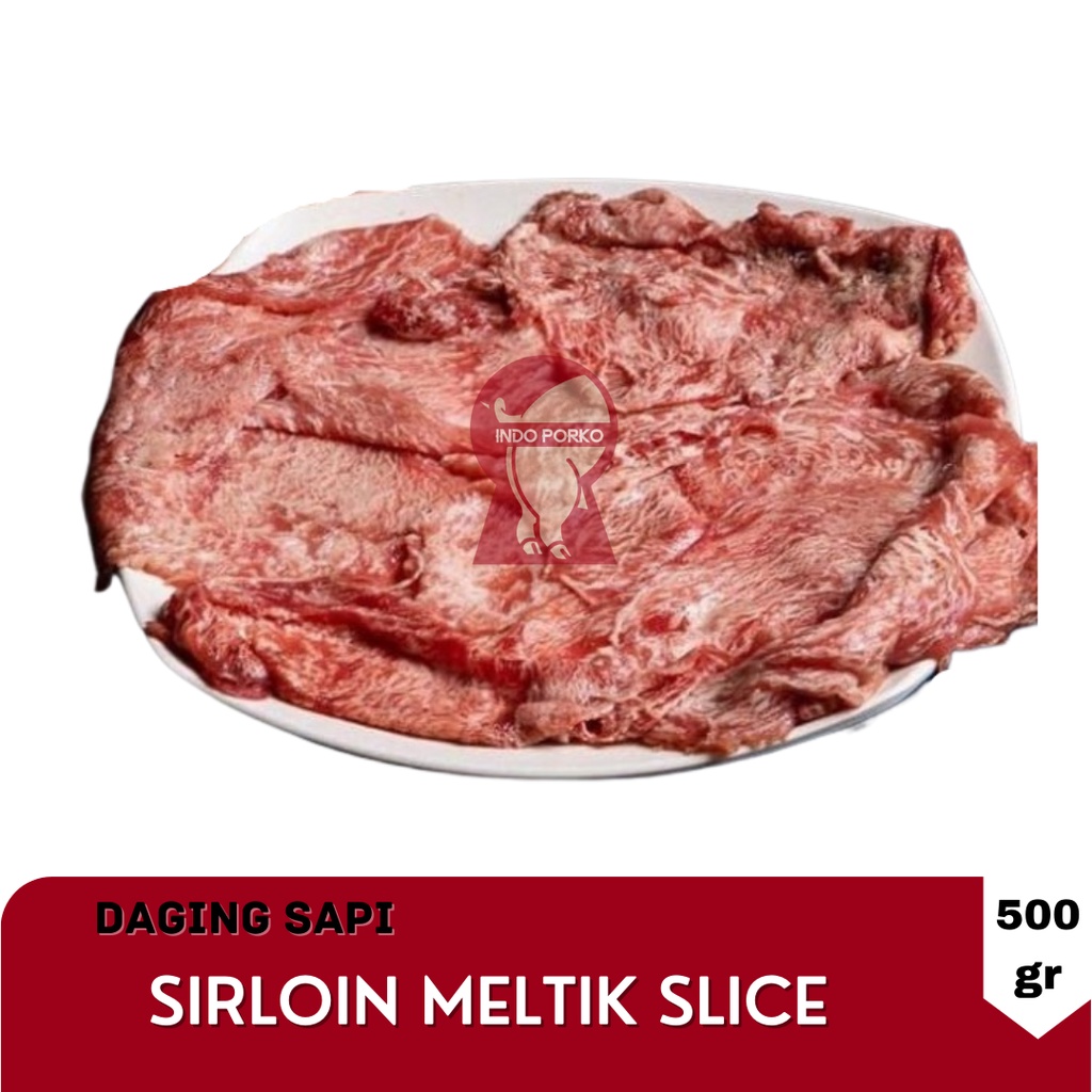 

Sirloin Wagyu Meltik Daging Sapi Slice Beef Striploin Meltique