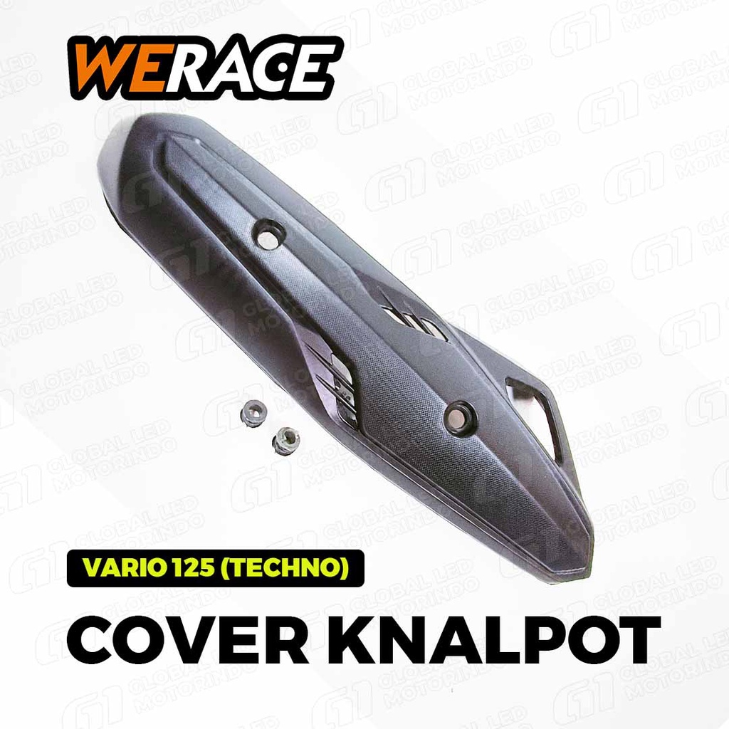 [WERACE] Cover Pelindung / Tutup Tameng Knalpot Standar Honda Vario Techno 125