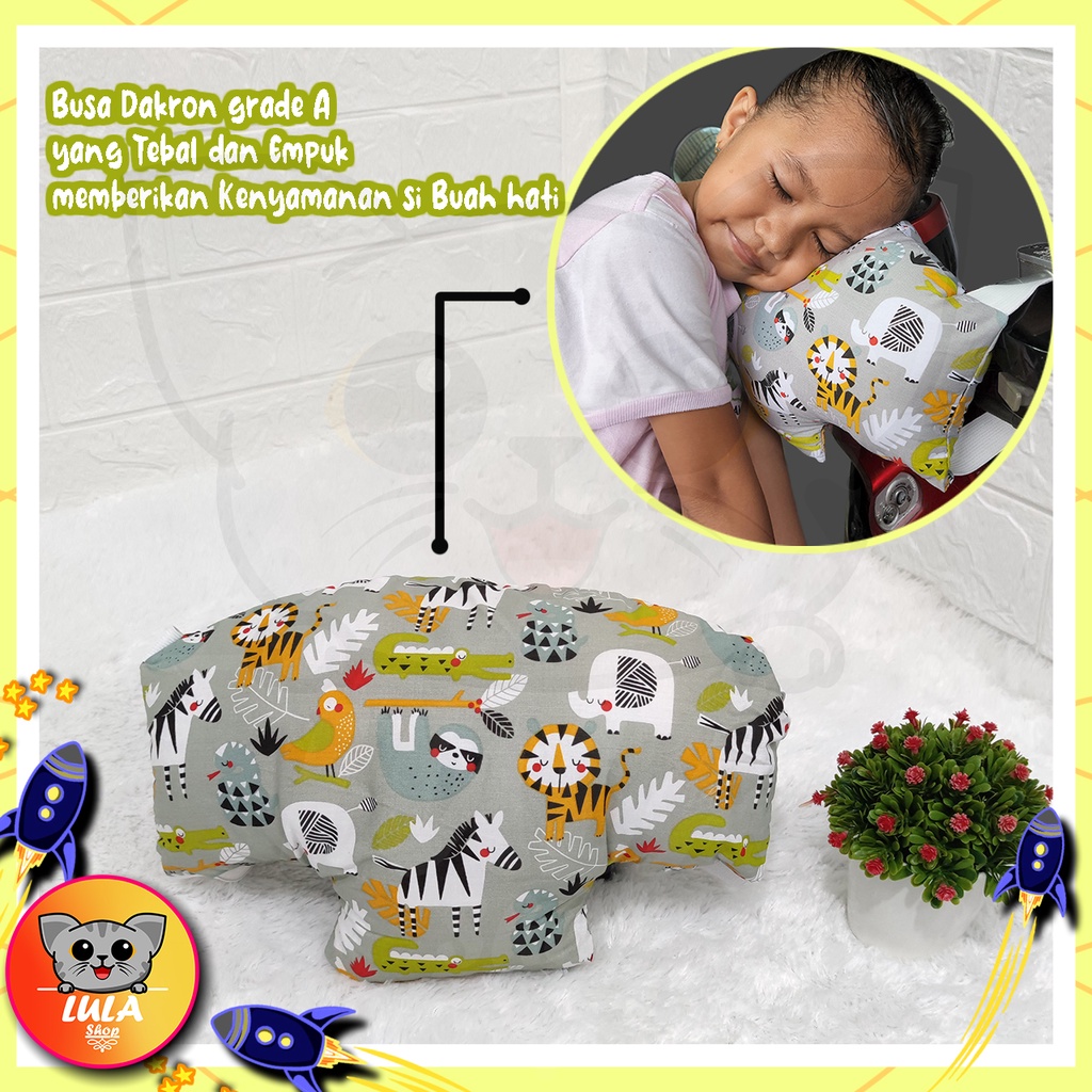 Bantal Stang Motor / Bantal Motor Motif Lucu / Bantal Stang sepeda anak / bantal motor