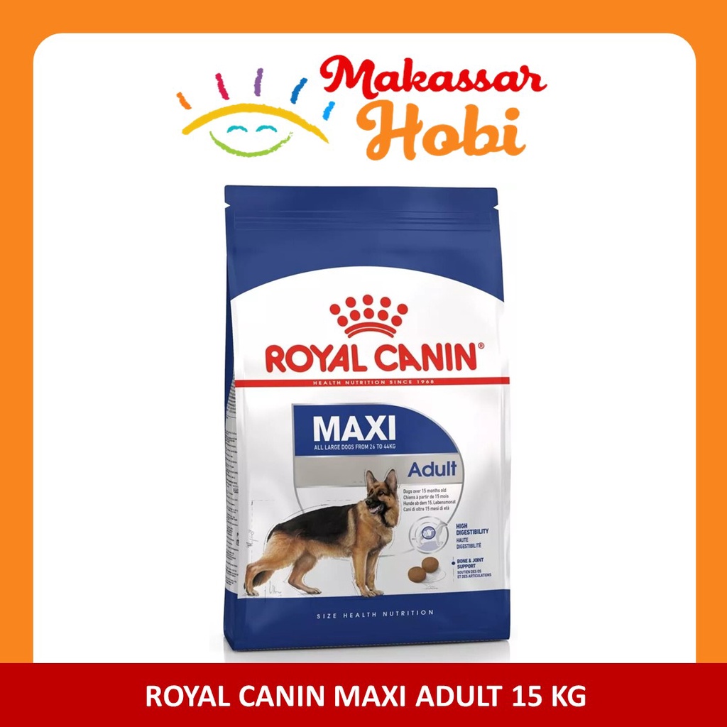 Royal Canin Maxi Adult 15kg 15 kg Makanan Anjing Dewasa Dry Dogfood