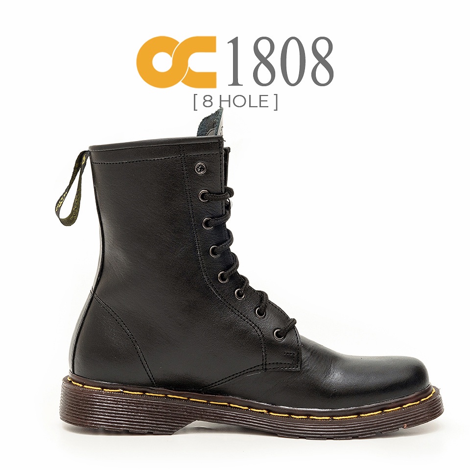 SEPATU BOOT 8 HOLE KULIT ORIGINAL 1808