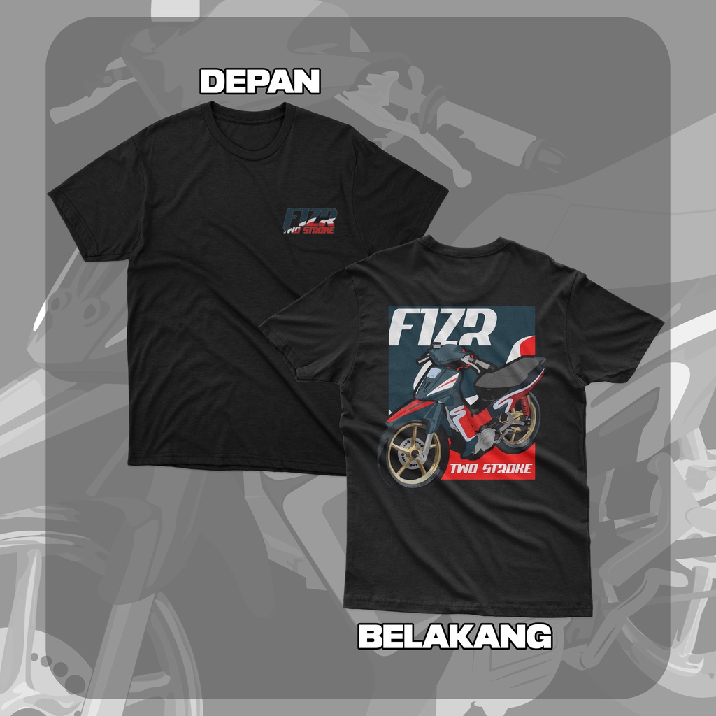 Baju Kaos Motor Yamaha F1Z R / FIZ R Caltex two stroke