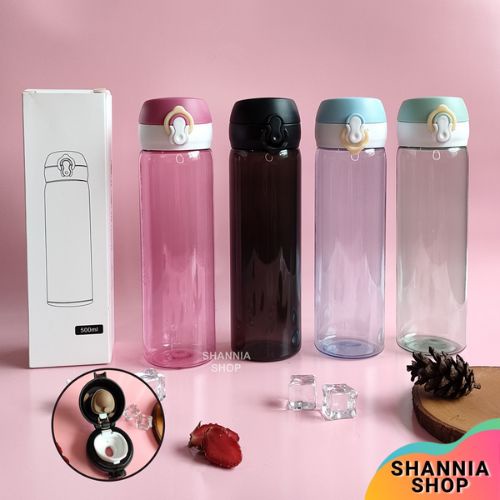 B817 Botol Minum Plastik Niagara Tumbler Bening Polos Food Grade 500ml