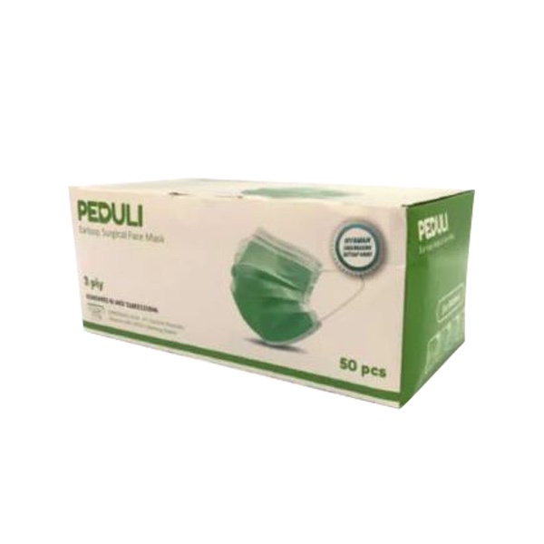 PEDULI MASKER EARLOOP 3 PLY BOX 50 PCS