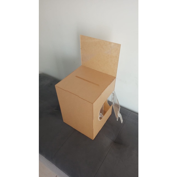 KOTAK AMAL / KOTAK SARAN AKRILIK KOTAK TIPS TRANSPARAN ACRYLIC