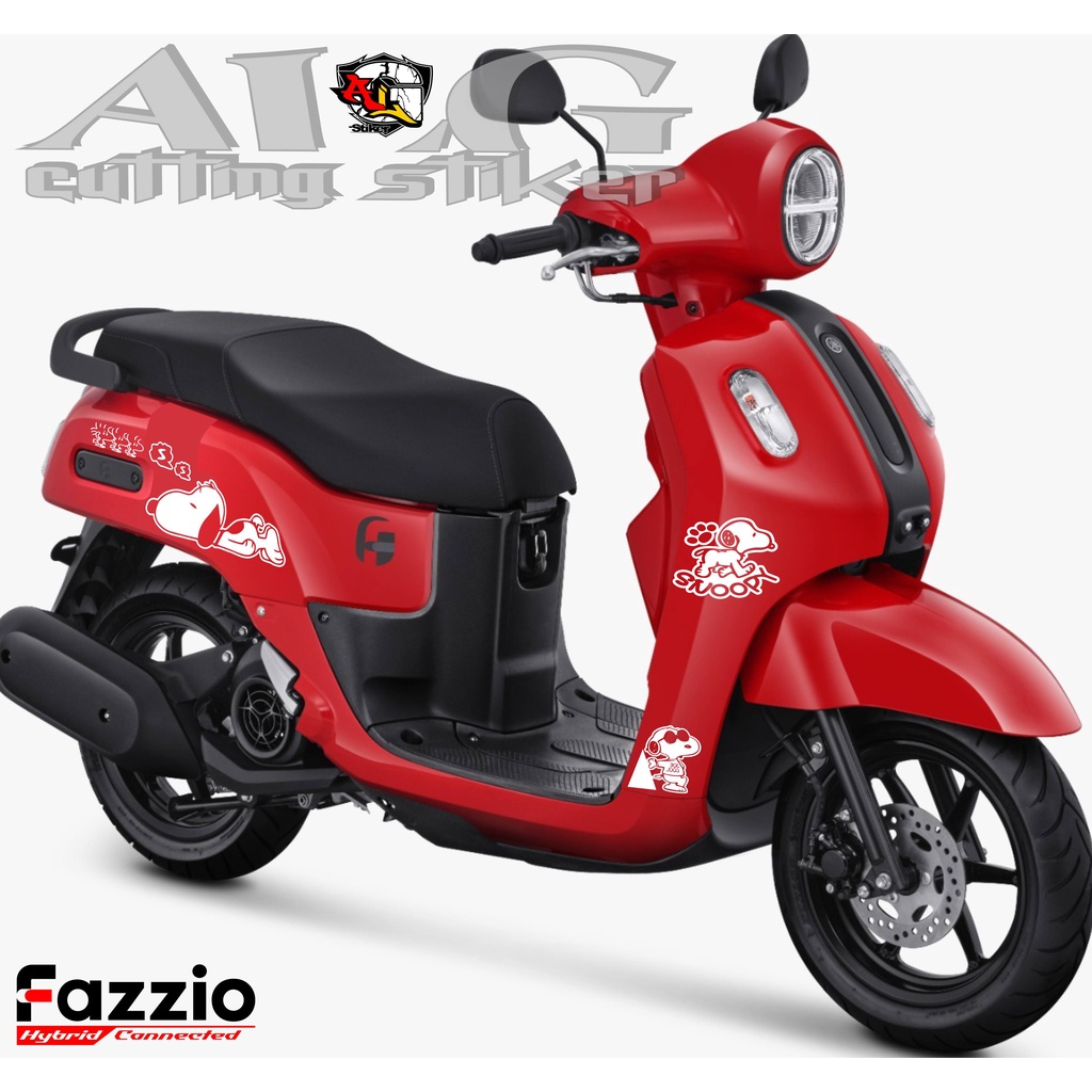 STICKER CUTING/SC.191/STRIPING MOTOR/STRIPING FAZZIO/STIKER  FAZZIO/STIKER KARTUN/STIKER KARTUN SNOO