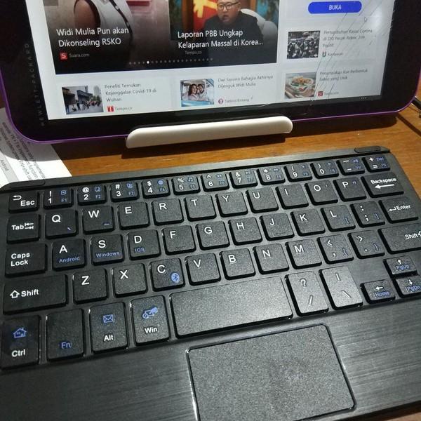 KEYBOARD TOUCHPAD WIRELESS MINI USB KEYBORD BLUETOOTH HP ANDROID JS94