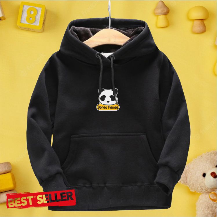 FREE ONGKIR !! Jaket ANAK Laki-laki Perempuan Sweater Hoodie TEBAL LEMBUT dan NYAMAN BORED PANDA