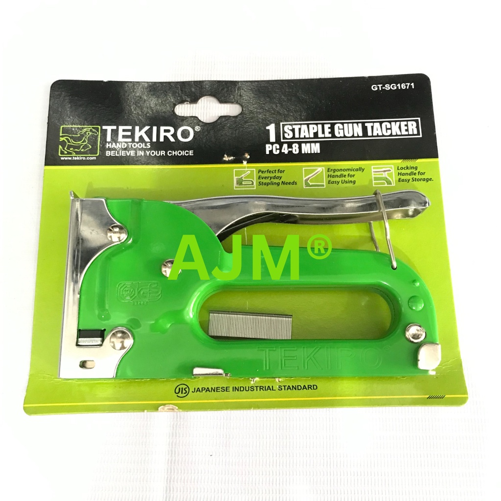 

Tembakan Staples Standar 4-8 mm Tekiro Staple Gun Tacker