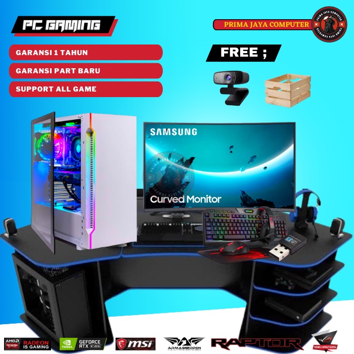 Pc Gaming Ful set Rakitan Pc Cpu Gaming Fullset Lengkap i5 ram 4 gb ssd HDD 500GB siap pakai