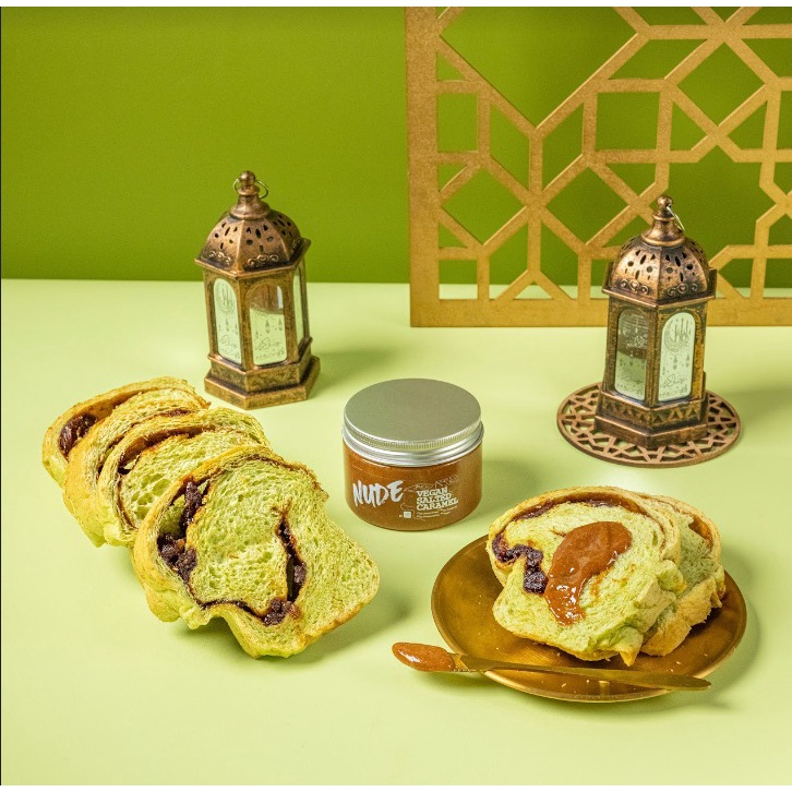 

Special Price Kurma Baby Pandan Toast + Selai Vegan Salted Caramel - Vegan Pandan Healthy Low Calorie Diet