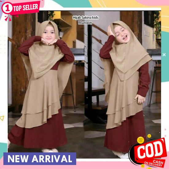 Gamis Anak Perempuan Terbaru 2023 Baju Gamis Anak Import Perempuan Games Anak Perempuan Muslim 7 9 T