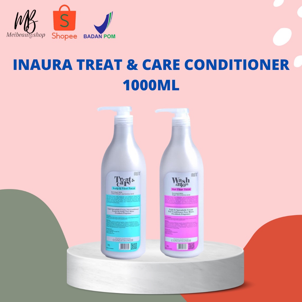 Inaura Treat And Care Conditioner 1000ml Pump