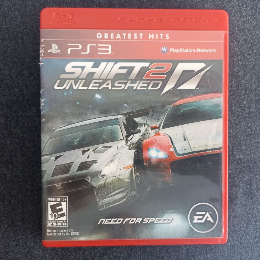 BD PS3 Kaset Game NFS NEED FOR SPEED SHIFT 2 UNLEASHED