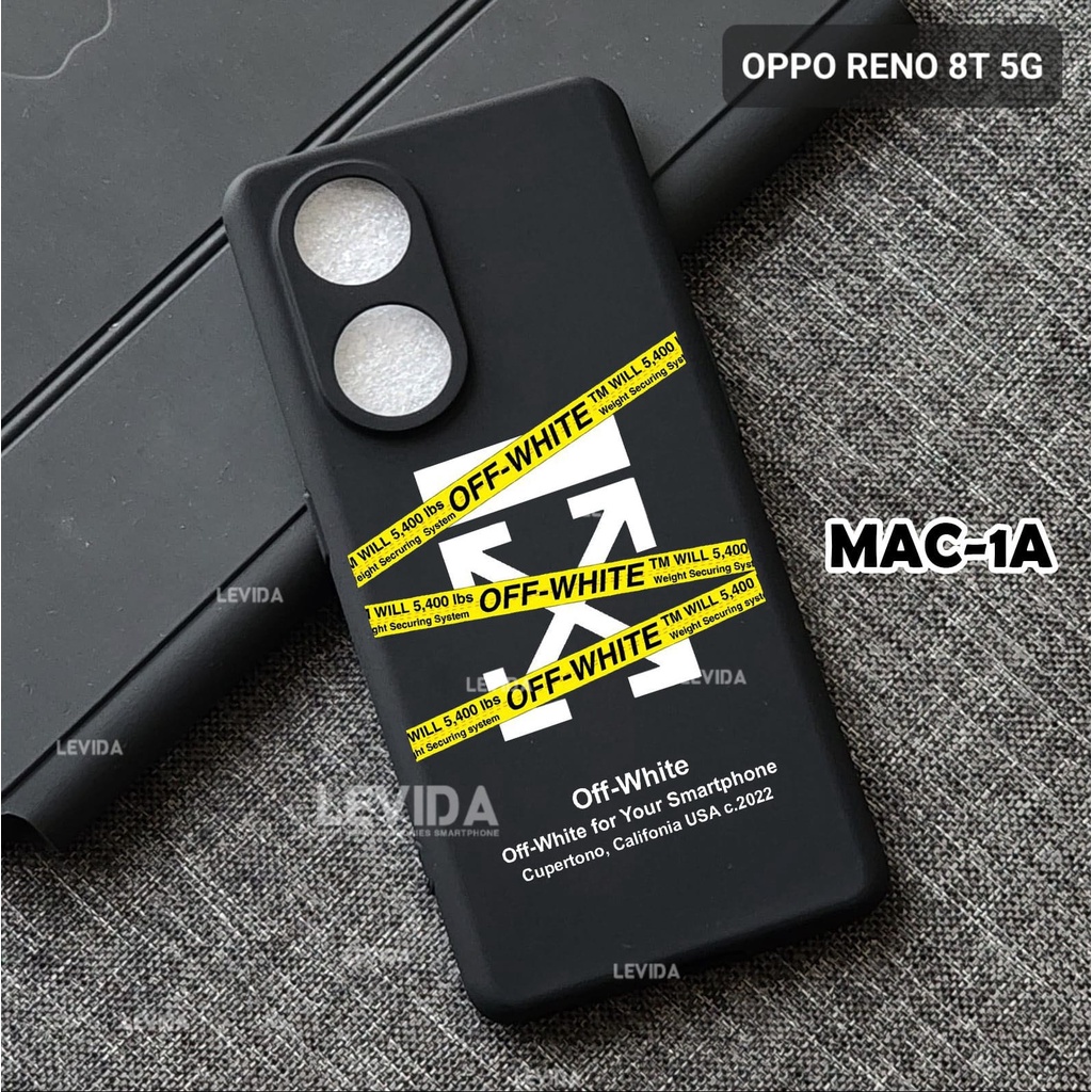 Oppo Reno 8t 4g Oppo Reno 8t 5g MAC01 03 Macaron Soft Case Black Slim Matte Case Oppo Reno 8t 4g Opp