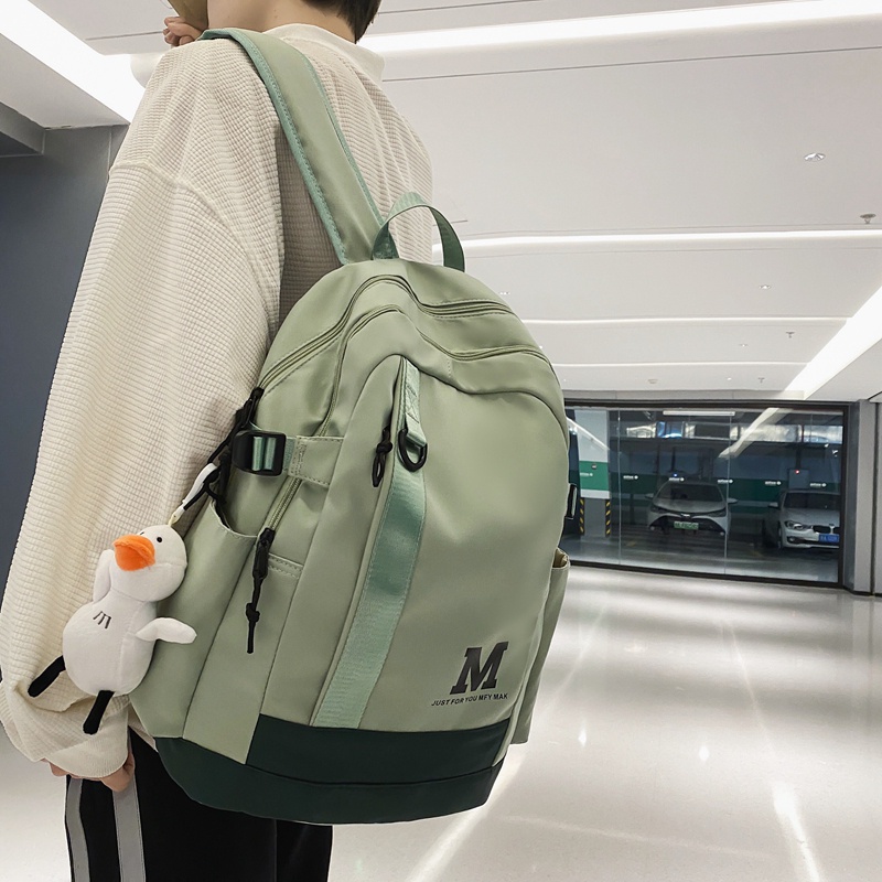 Mainland Tas Ransel Backpack Sekolah Pria Wanita Anti Air Korean Style Casual Trendy TR412